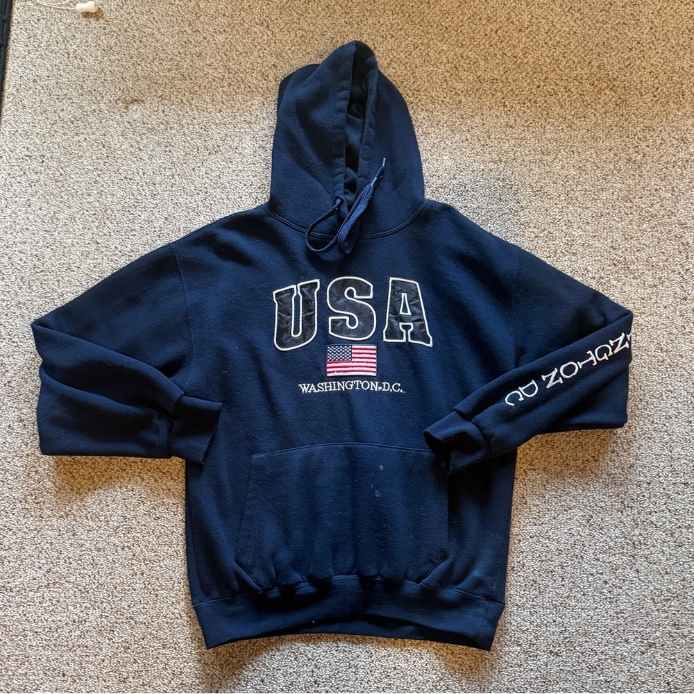 Navy blue Washington, D.C. USA hoodie